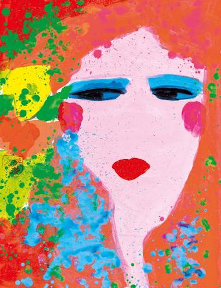 Pink lady by Walasse Ting