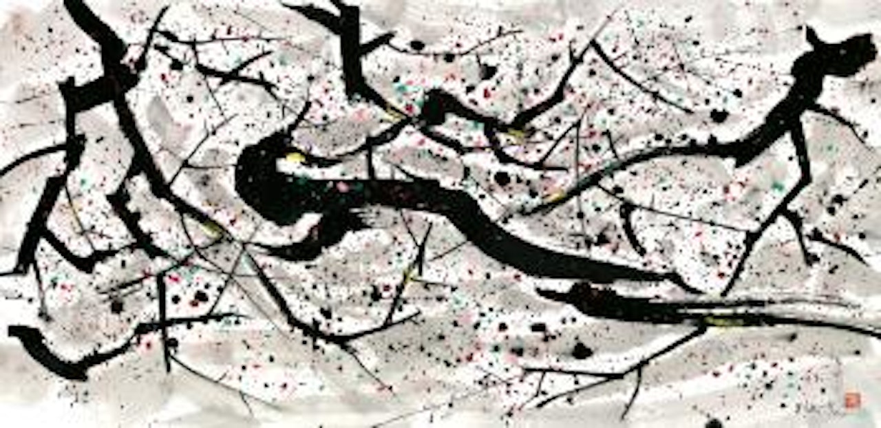 Plum blossom in the snow by Wu Guanzhong