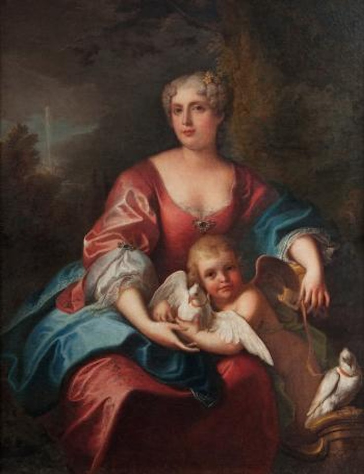 An allegorical portrait by Hyacinthe Rigaud