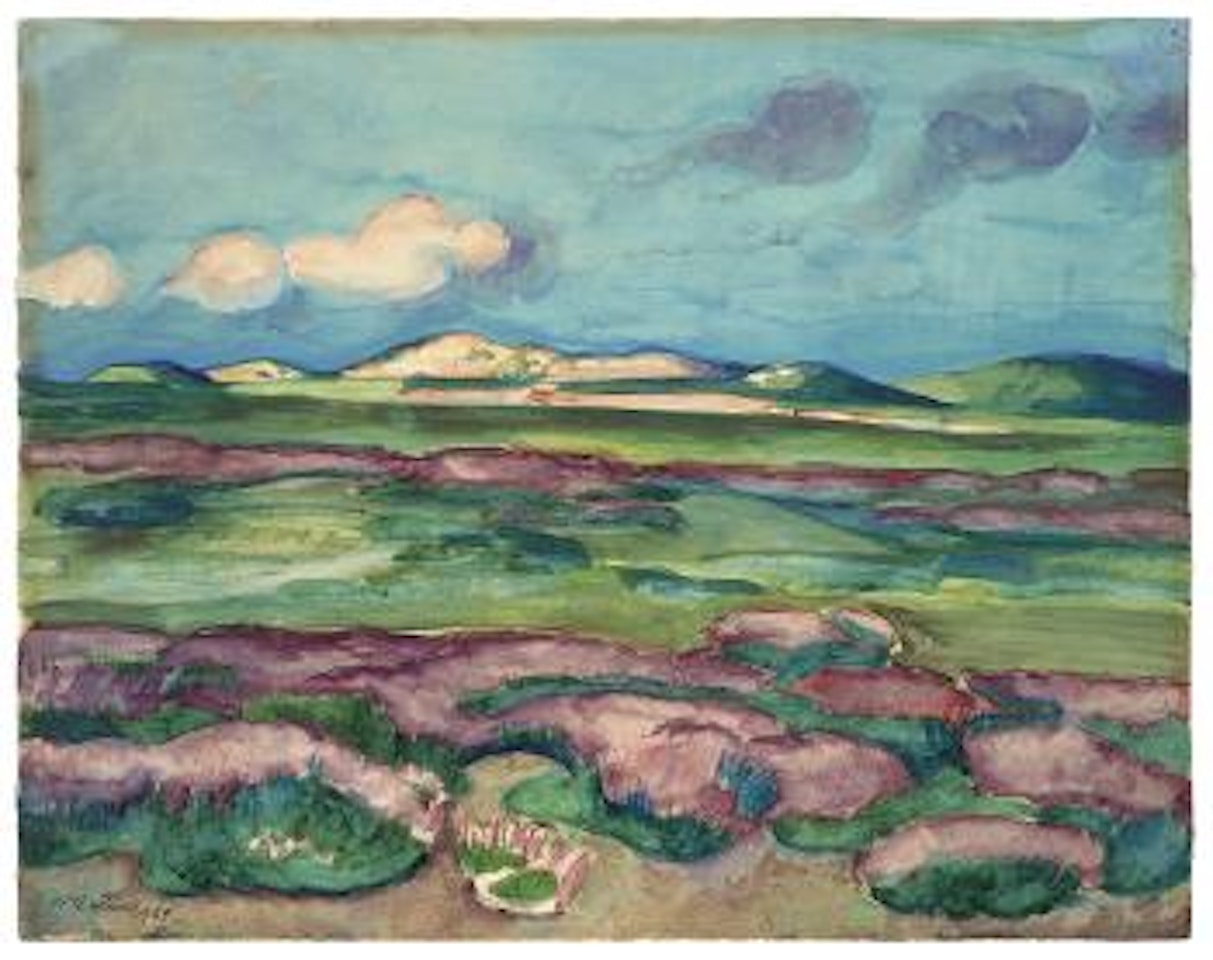 Blick auf den Revekol by Max Pechstein