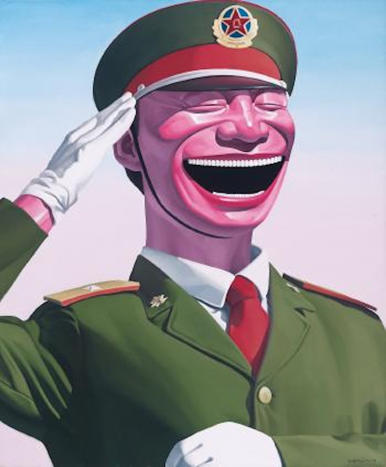 Salute by Yue Minjun