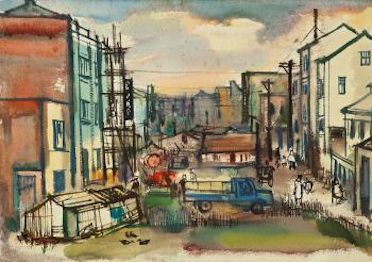 Street in Taipei by Xi Dejin
