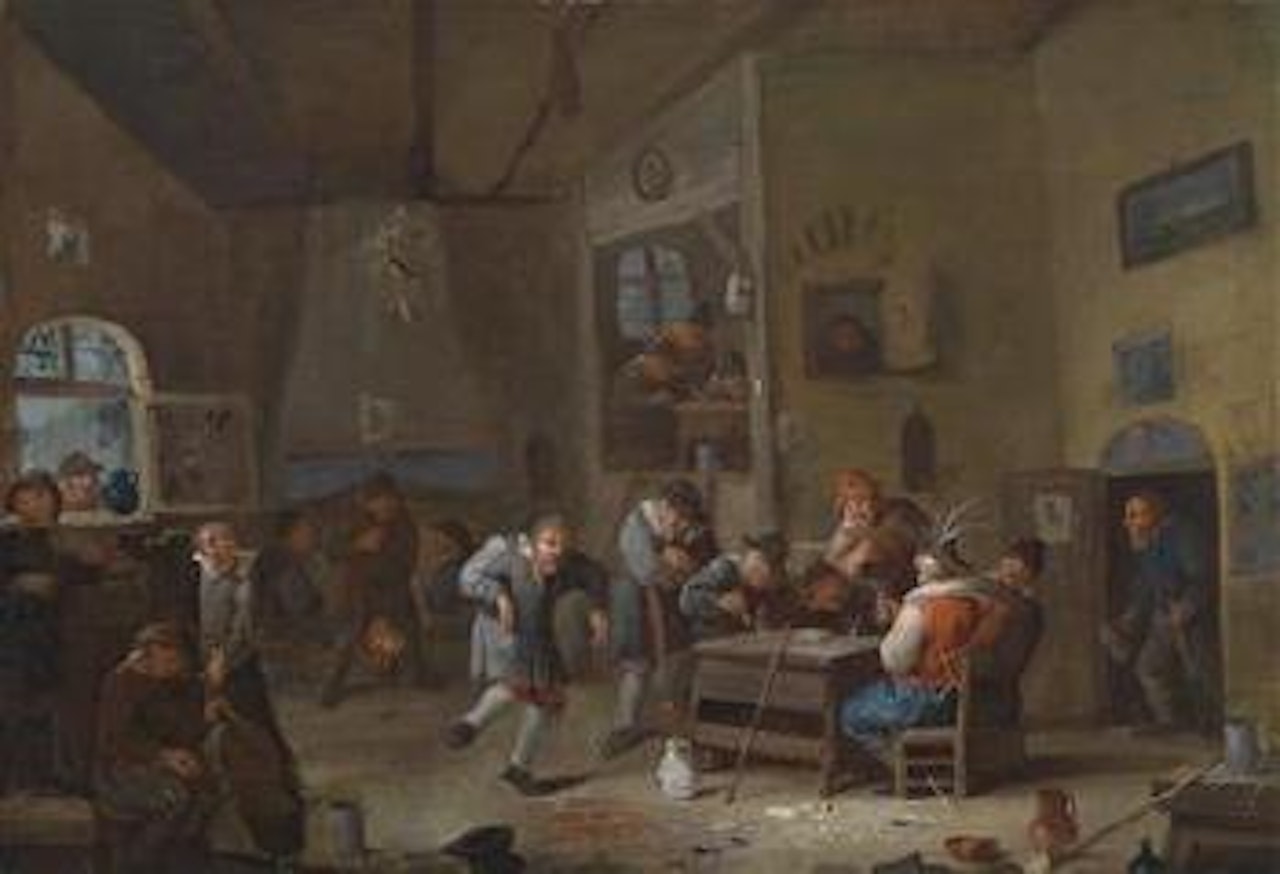 A tavern interior by Egbert van Heemskerk III