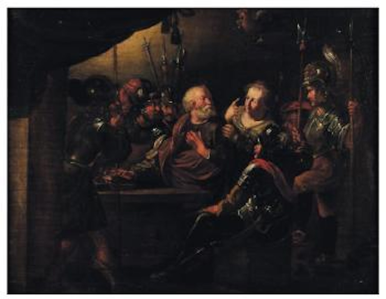 Le Reniement de Saint Pierre by Gérard Seghers
