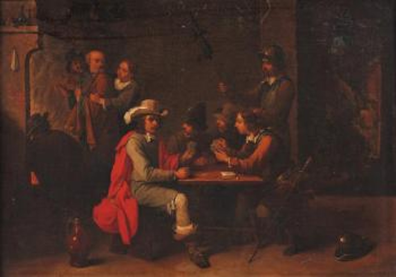 L'Arrestation de Saint Pierre by Matheus van Helmont by David Teniers II
