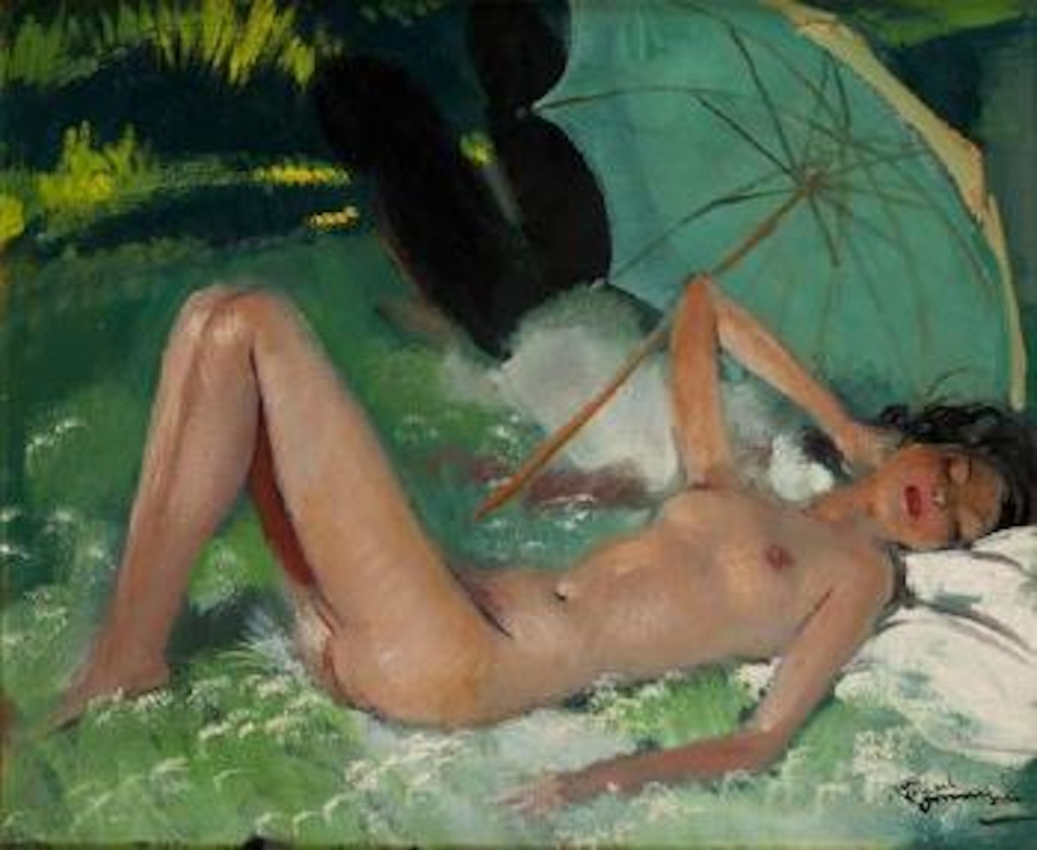 Farniente by Jean Gabriel Domergue