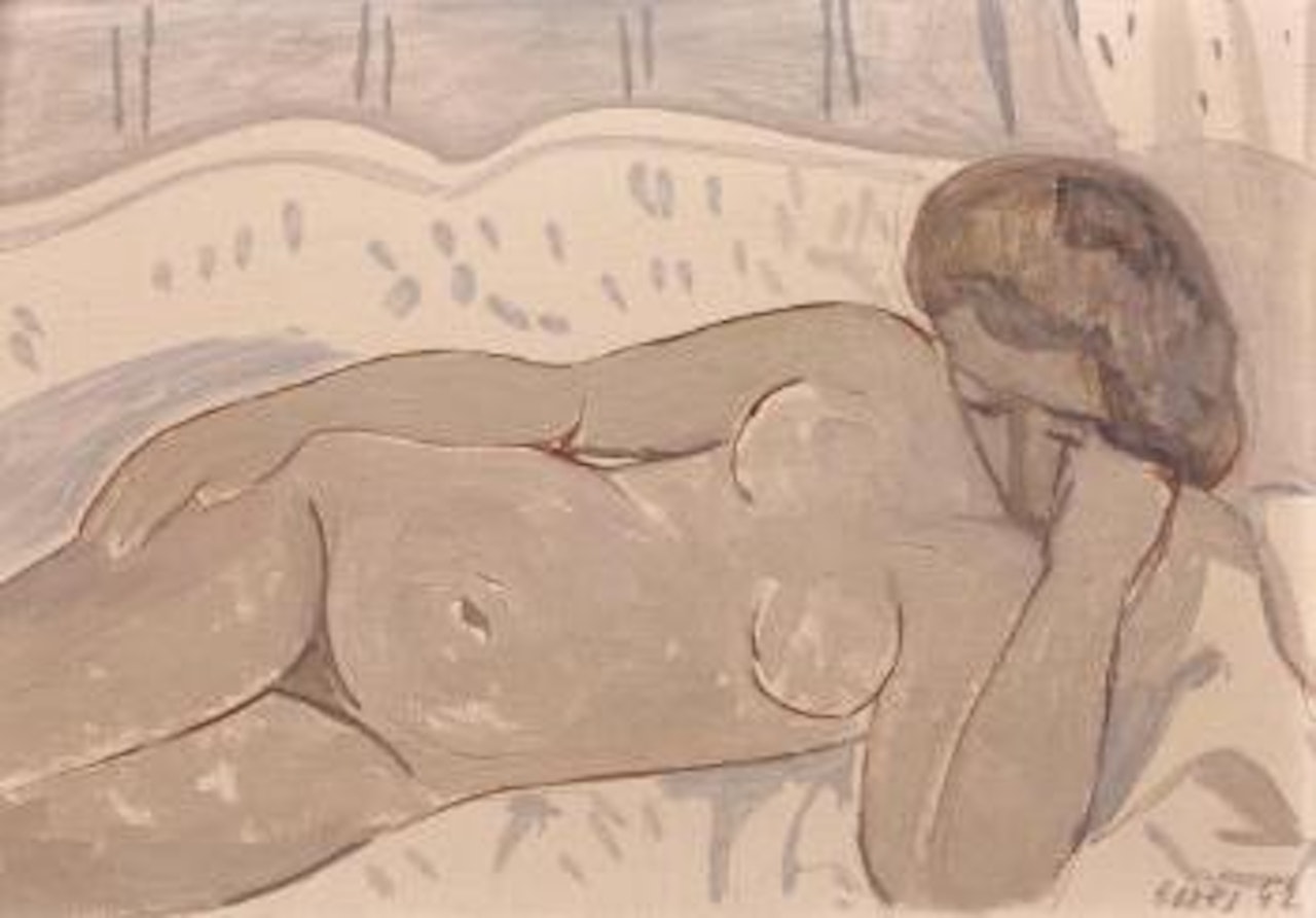 Nu allongé by Francisco Bores