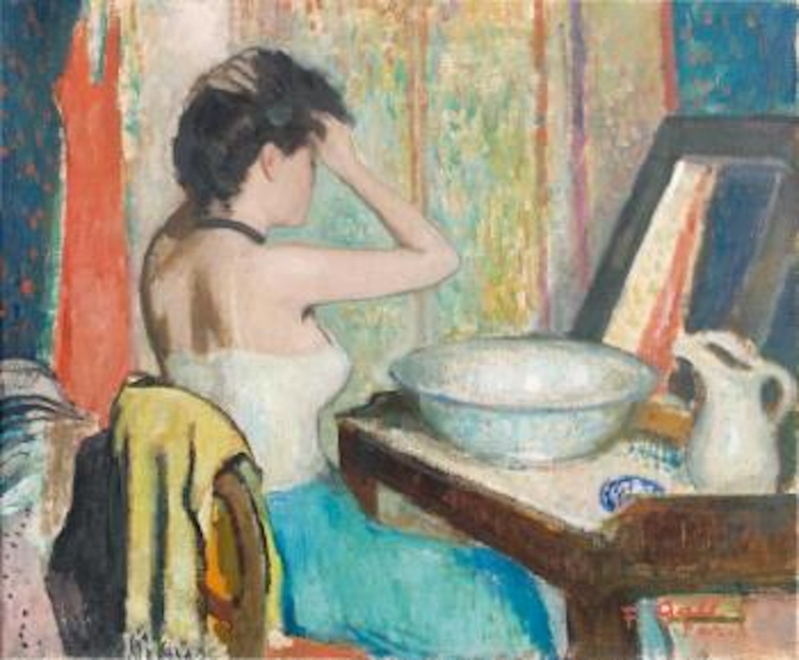 Eugénie à la coiffeuse by François Gall