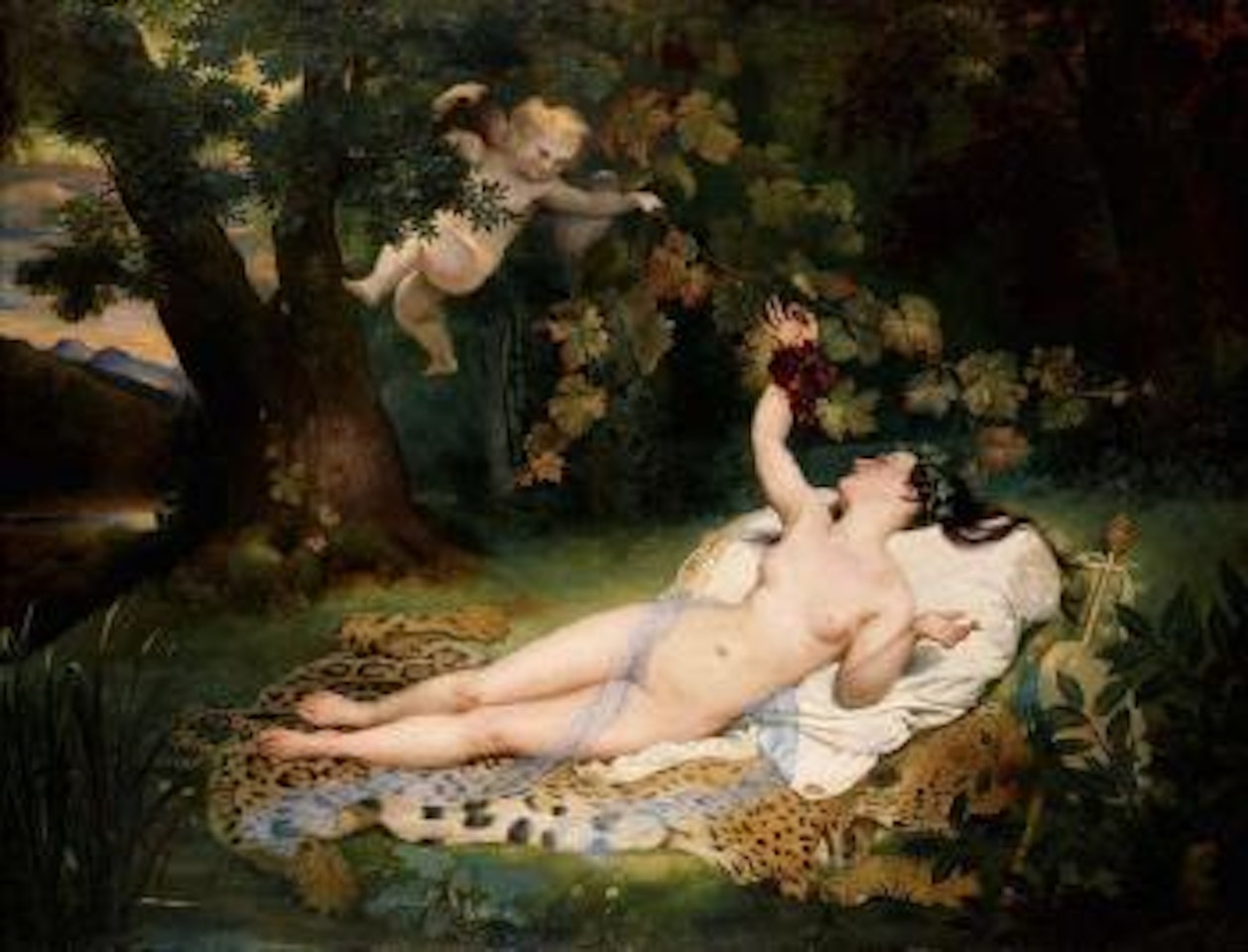 Erigone ou Allégorie de l'automne by Claude Marie Dubufe by French School