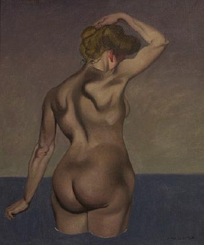 Femme nue de dos, ciel gris by Félix Vallotton