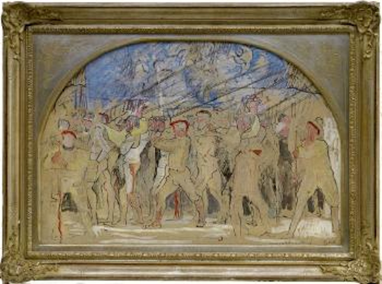 Rückzug von Marignano by Ferdinand Hodler