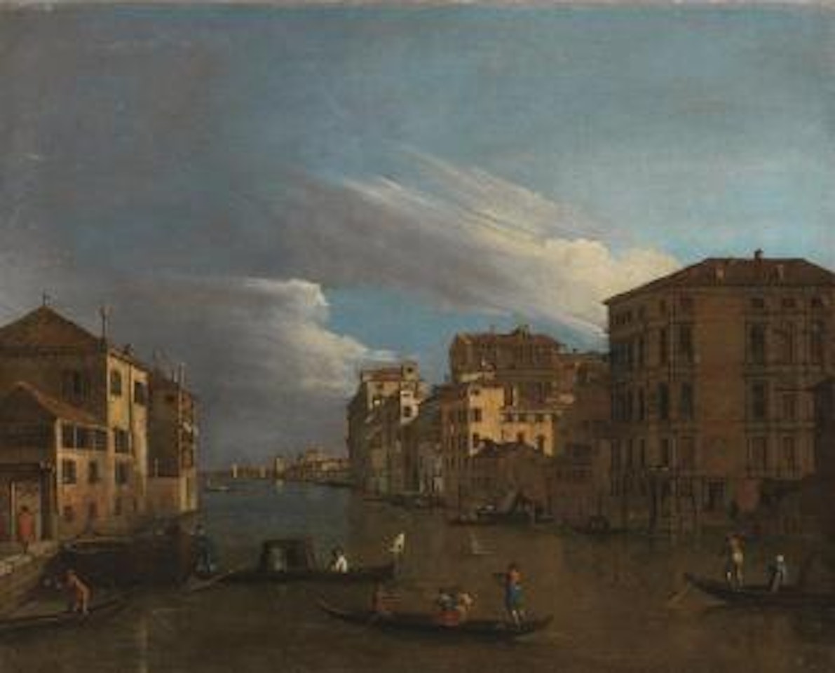 Vue du Grand Canal by Canaletto by Venetian School