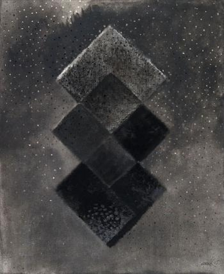 Schwarzes Sternbild. Chromatische Konstellation by Heinz Mack