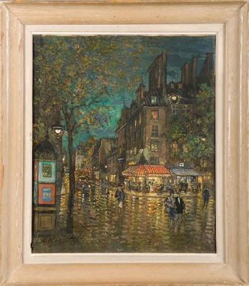 Rue de Rivoli à Paris by Konstantin Alekseevich Korovin