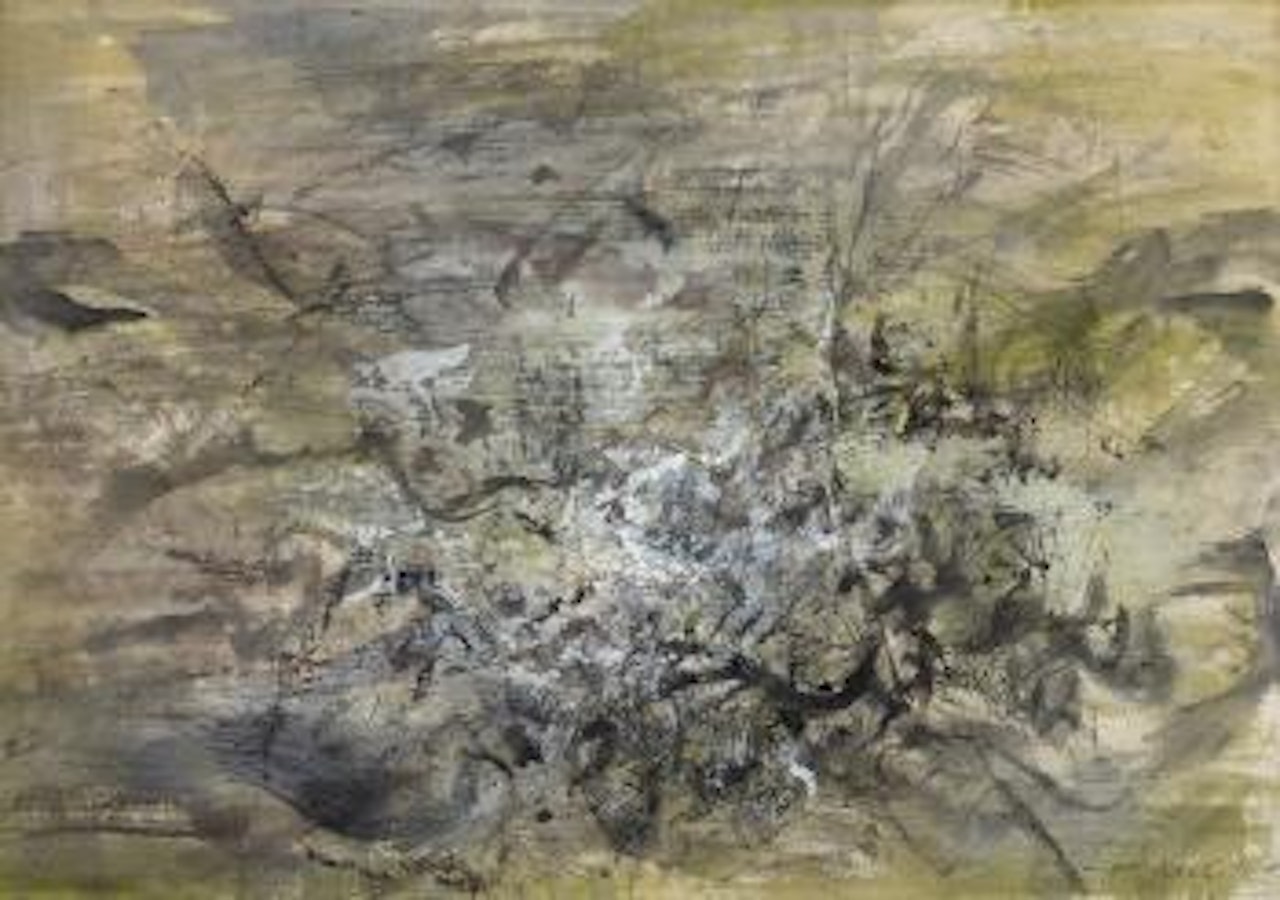 Composition by Zao Wou-Ki