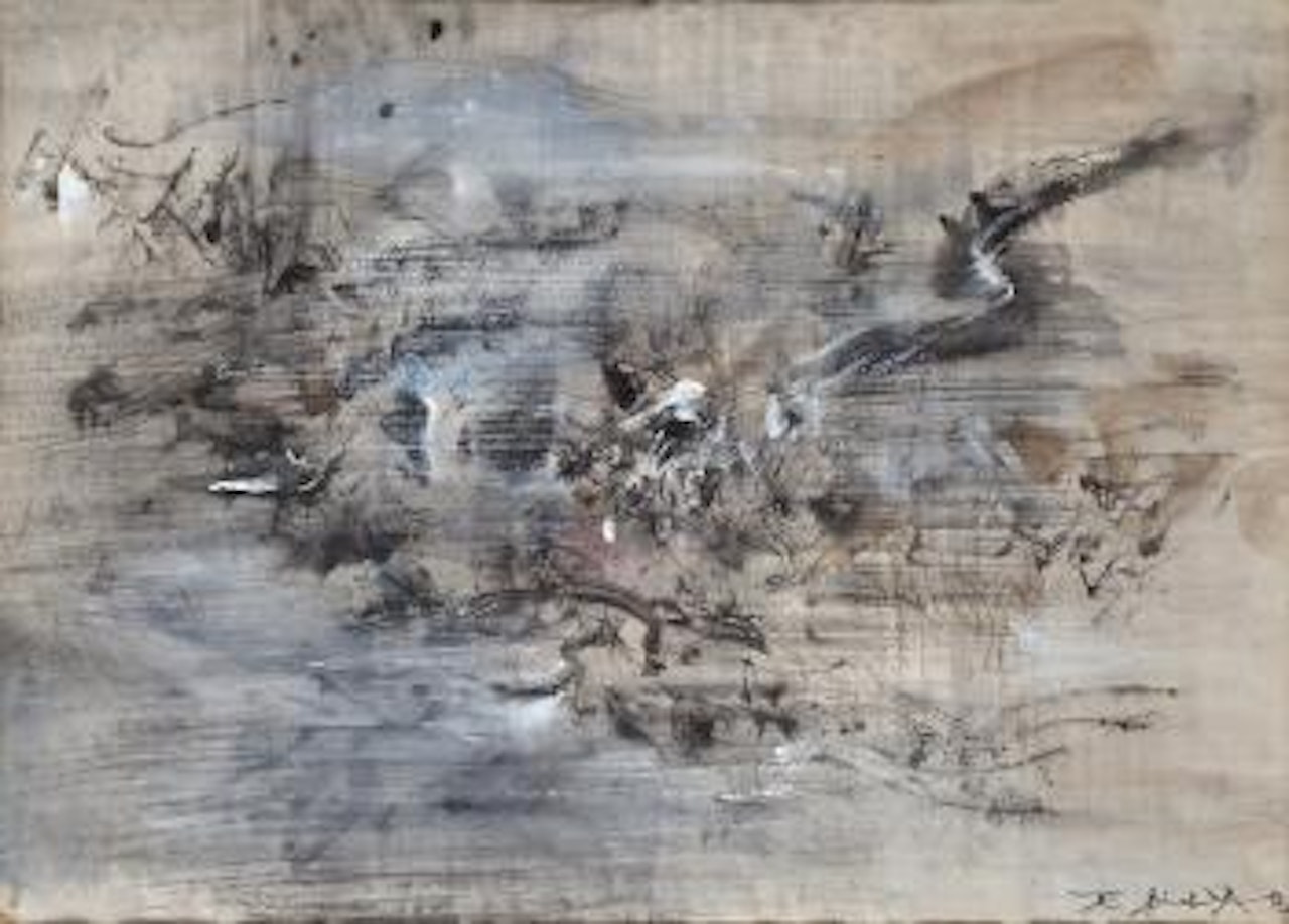 Composition by Zao Wou-Ki