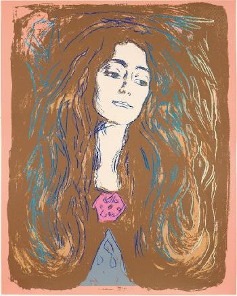 Eva Mudocci (After Munch) by Andy Warhol