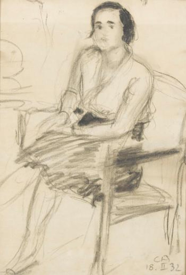 Portrait de Madame Kaganovitch by Cuno Amiet