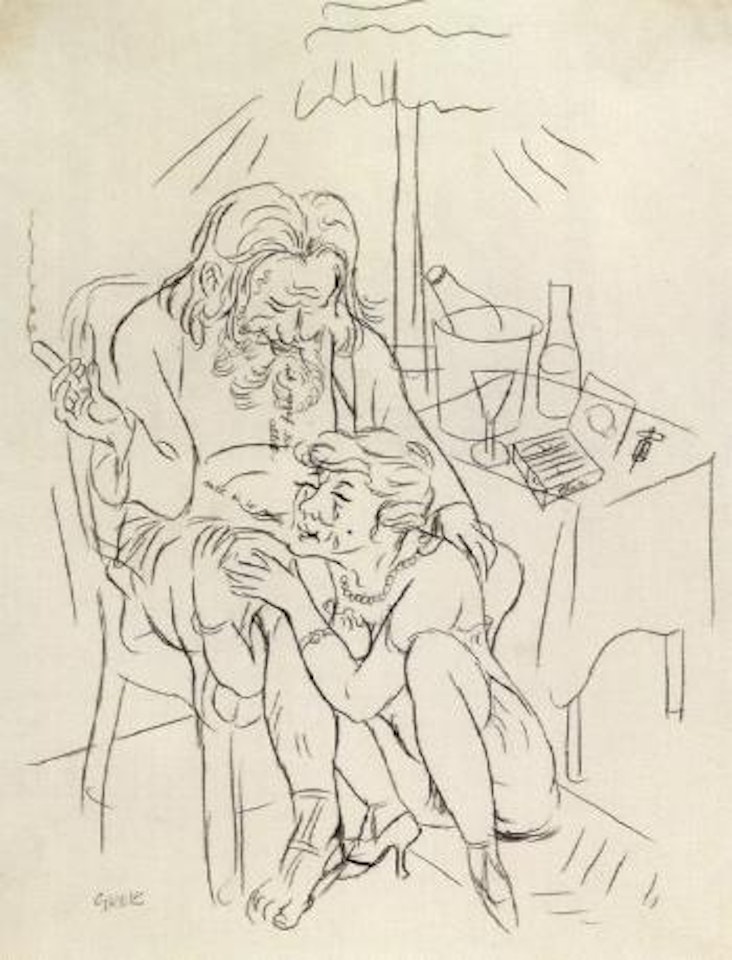 Ick vazeih dia allet - mir is so mies by George Grosz