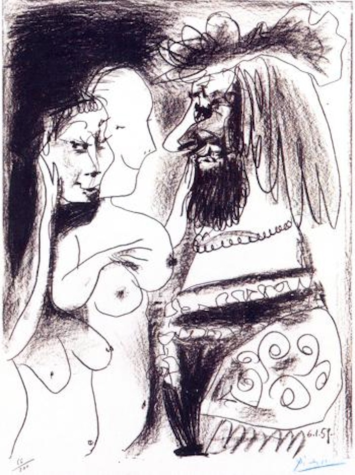 Le vieux roi by Pablo Picasso