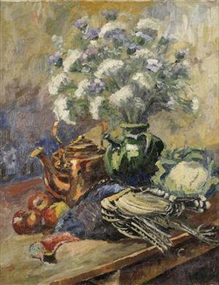 Stillleben mit Federvieh by Fritz Aduatz