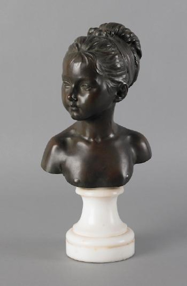 Bust of a young girl by Jean-Antoine Houdon