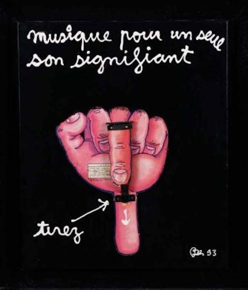 Musique pour un seul signifiant by Ben Vautier