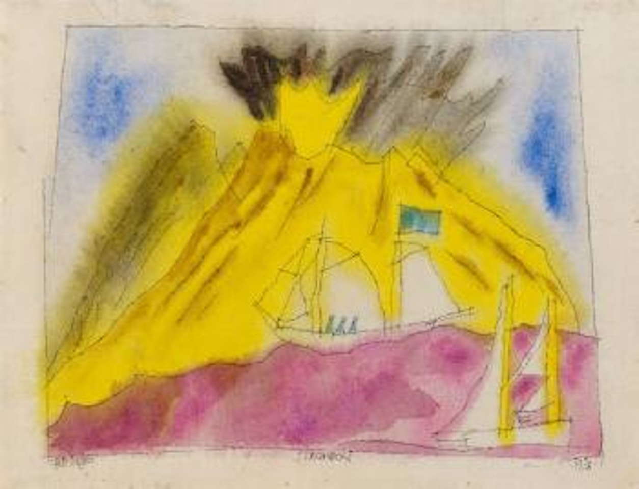 Stromboli by Lyonel Feininger