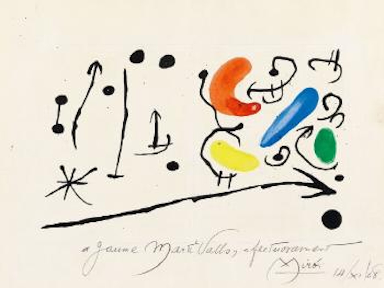 Composition by Joan Miró