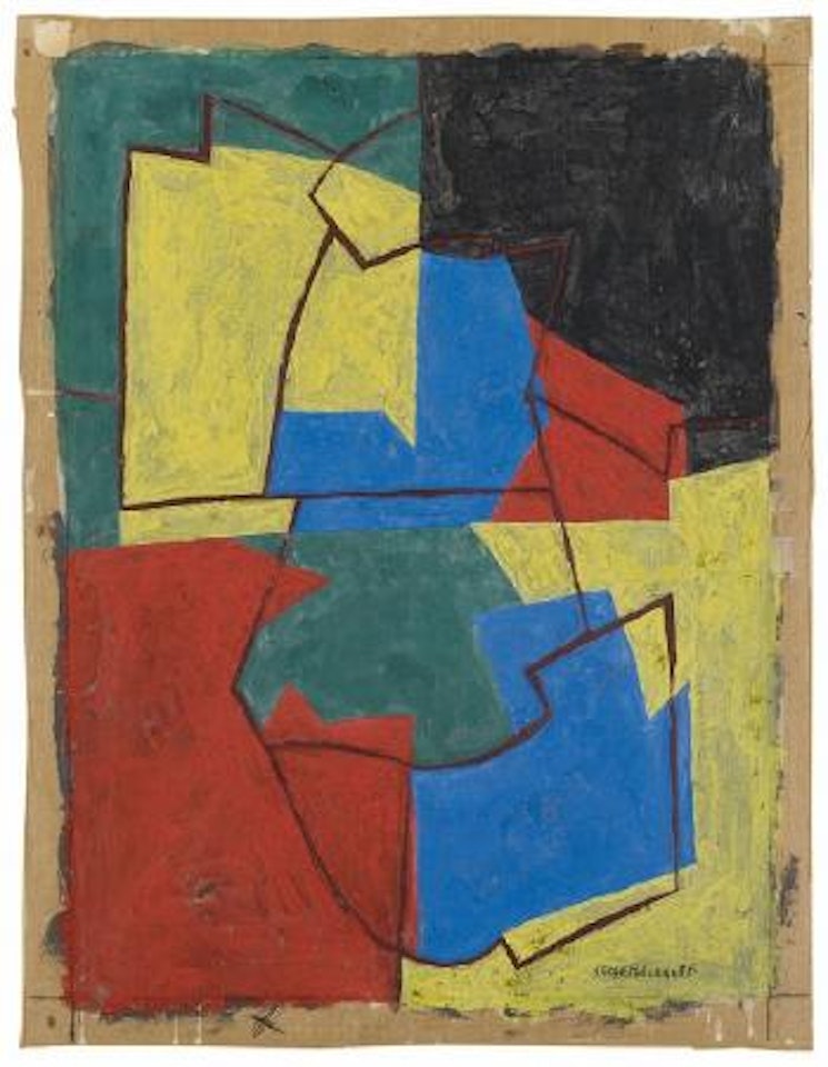 Composition aux traits by Serge Poliakoff