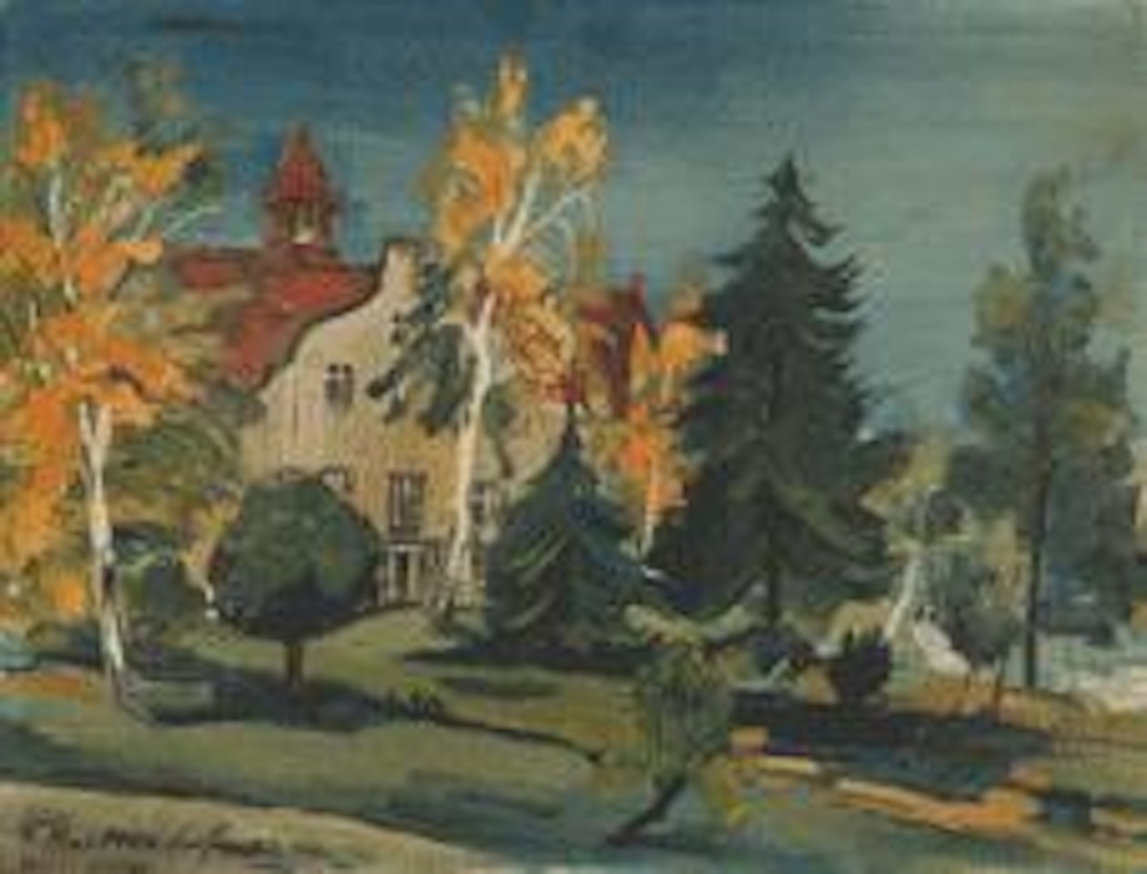 Haus im Park by Franz Heckendorf