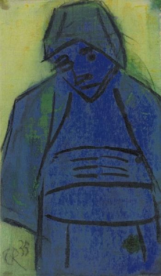 Blaue Figur by Christian Rohlfs