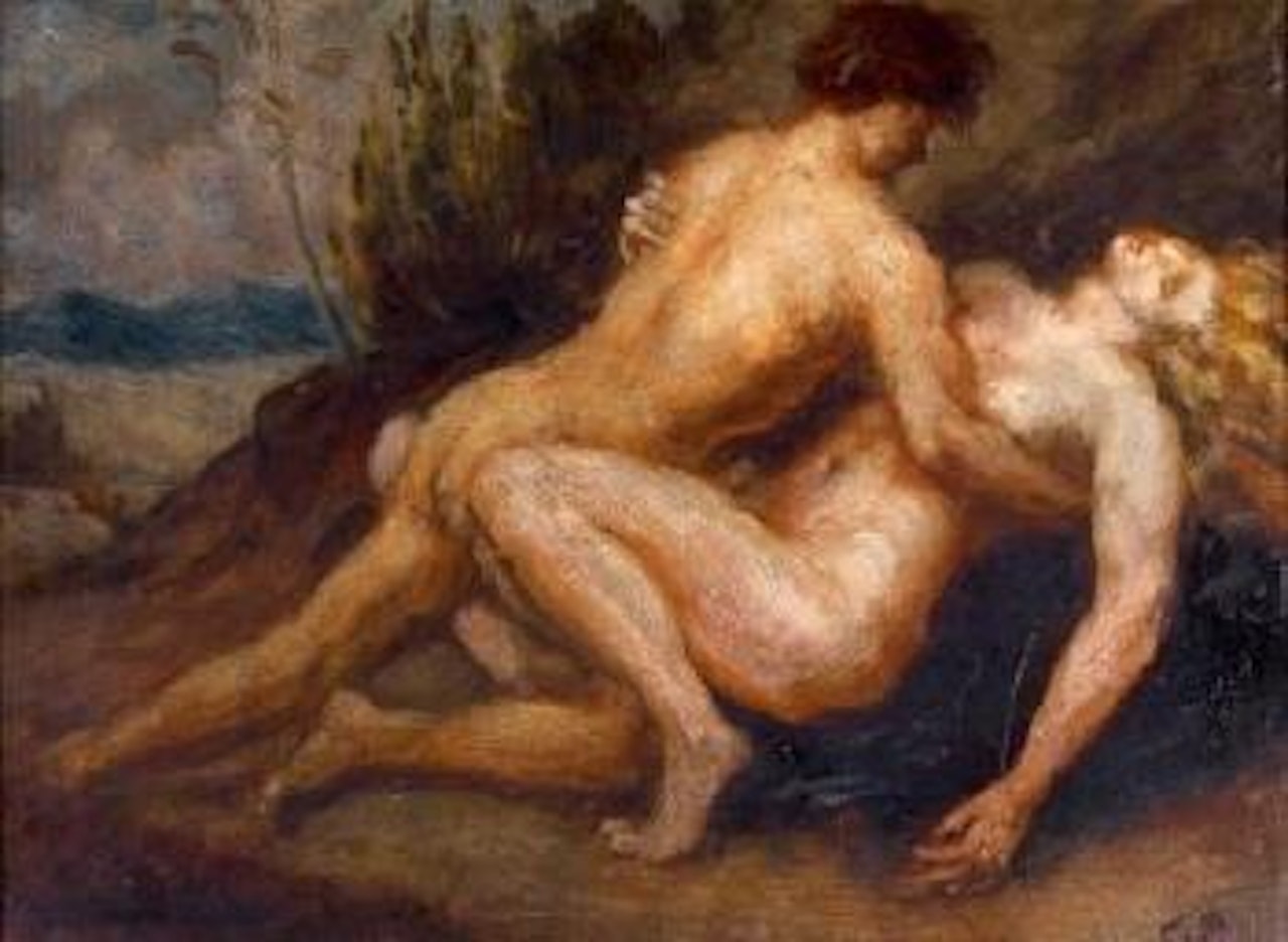 L'étreinte by Emile Bernard