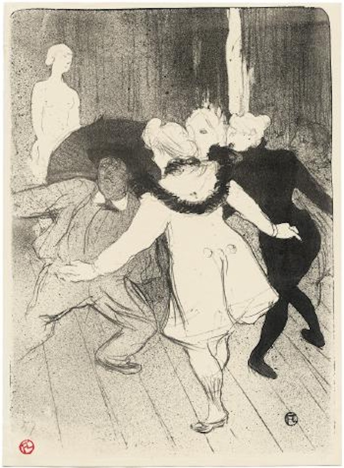 Folies-Bergère: Les pudeurs de Monsieur Prudhomme by Henri de Toulouse-Lautrec