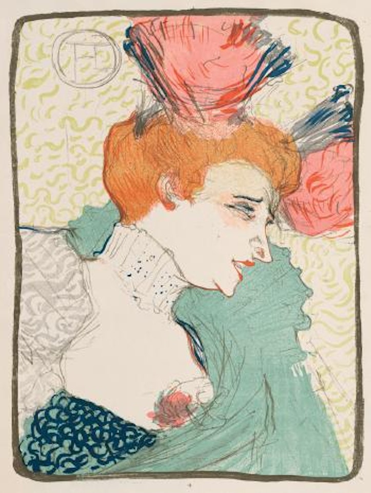 Mademoiselle Marcelle Lender, en Buste by Henri de Toulouse-Lautrec