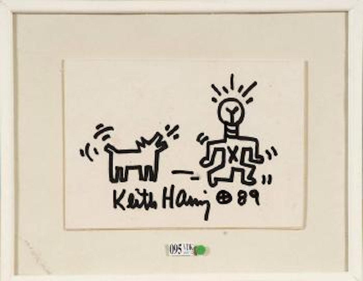 Homme et son chien by Keith Haring