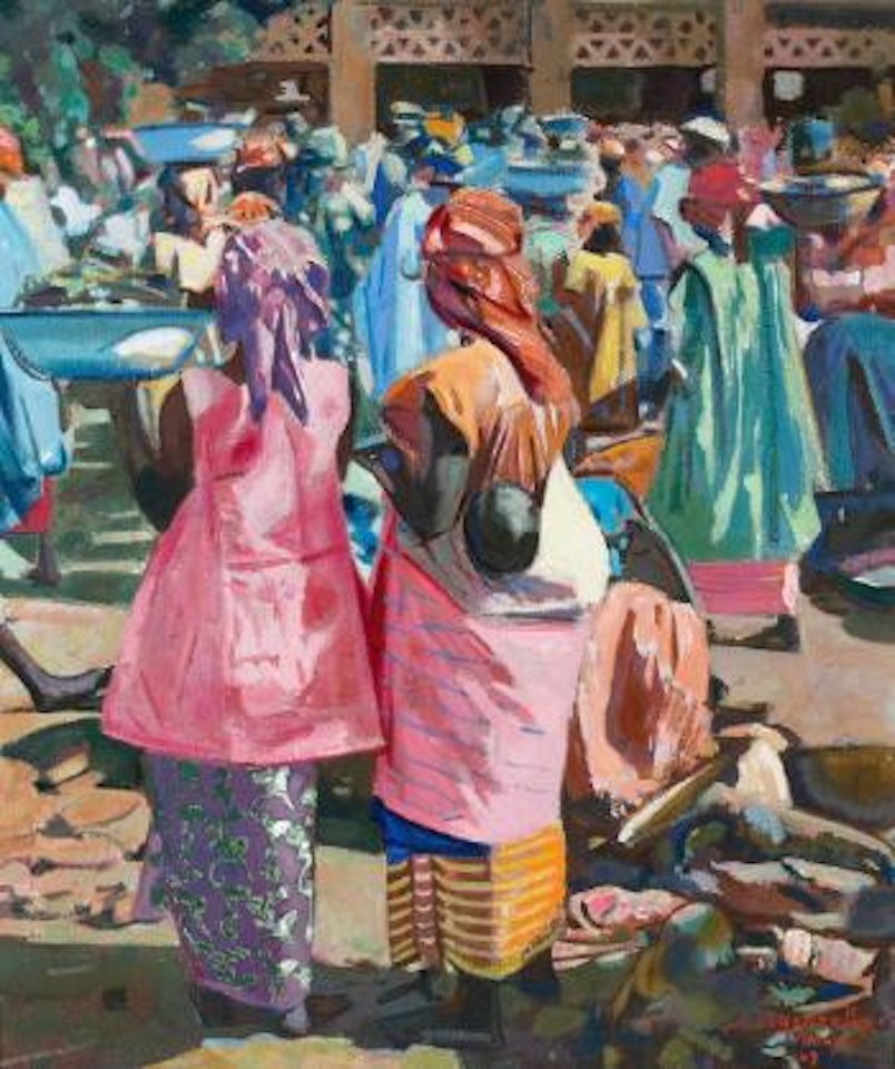Marché à Bamako by Jacques Majorelle