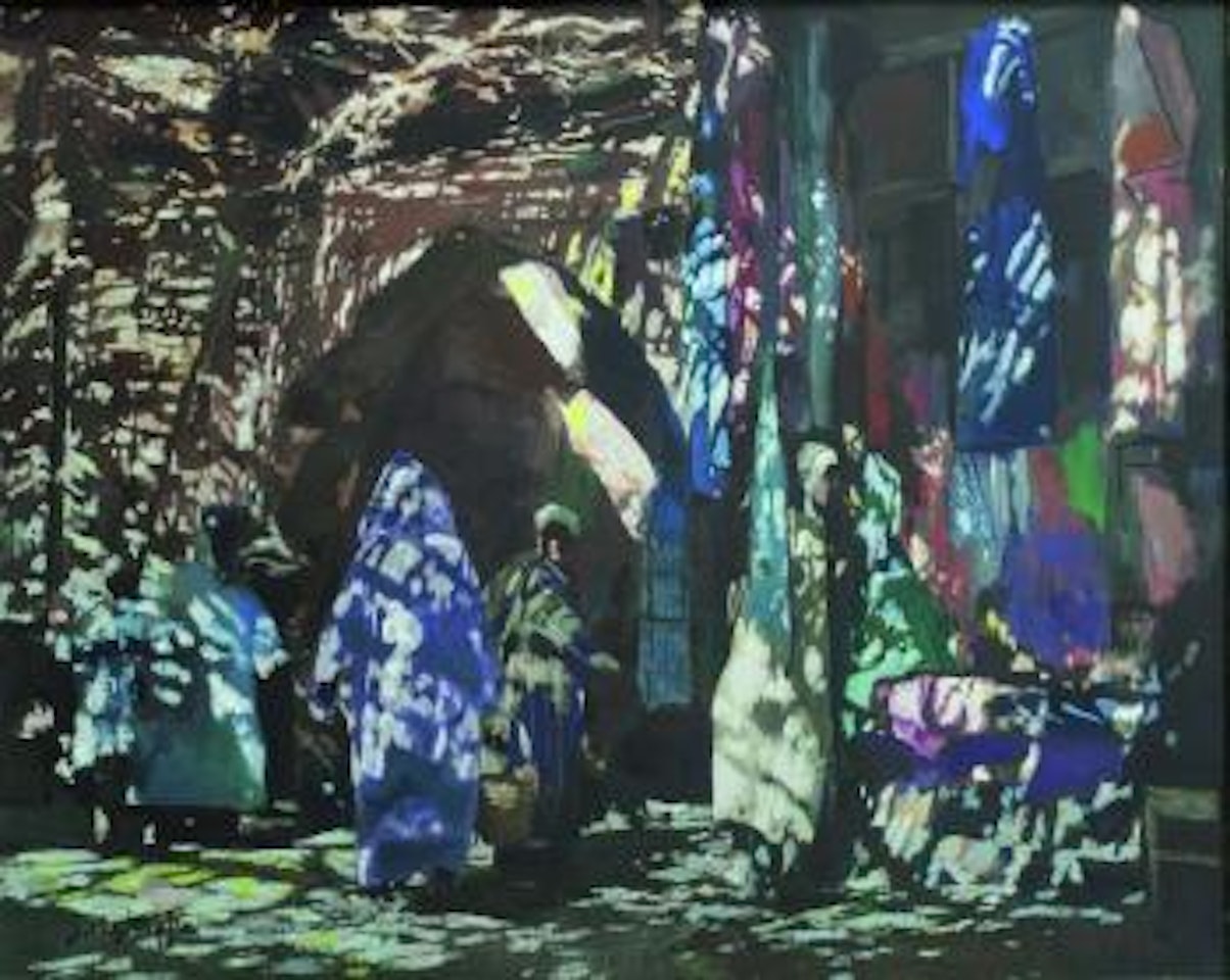 Le souk des soieries by Jacques Majorelle