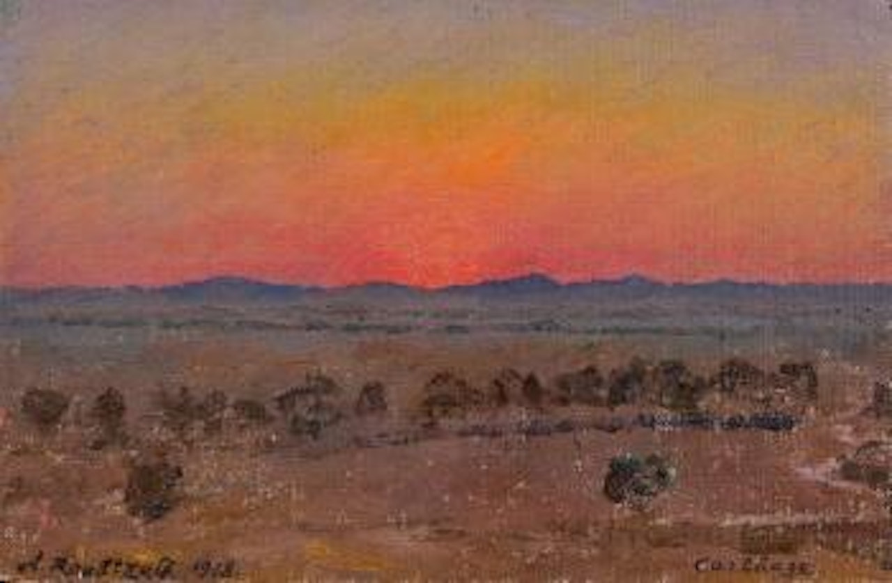 Coucher de soleil à Carthage by Alexandre Roubtzoff