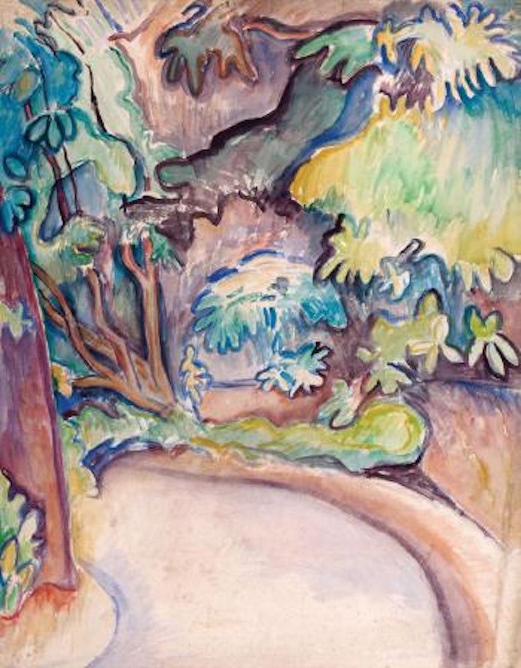 L'allée ombragée by Jean Dufy