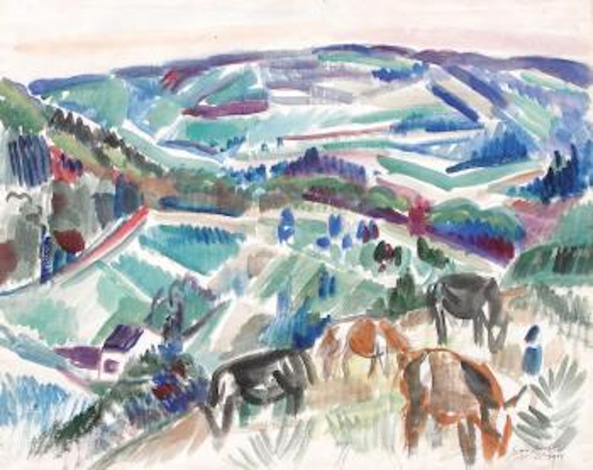 Paysage valloné by Jean Dufy