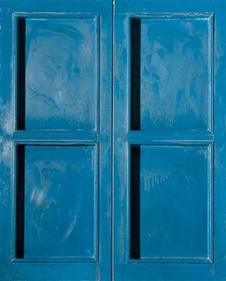 Finestra blu by Tano Festa