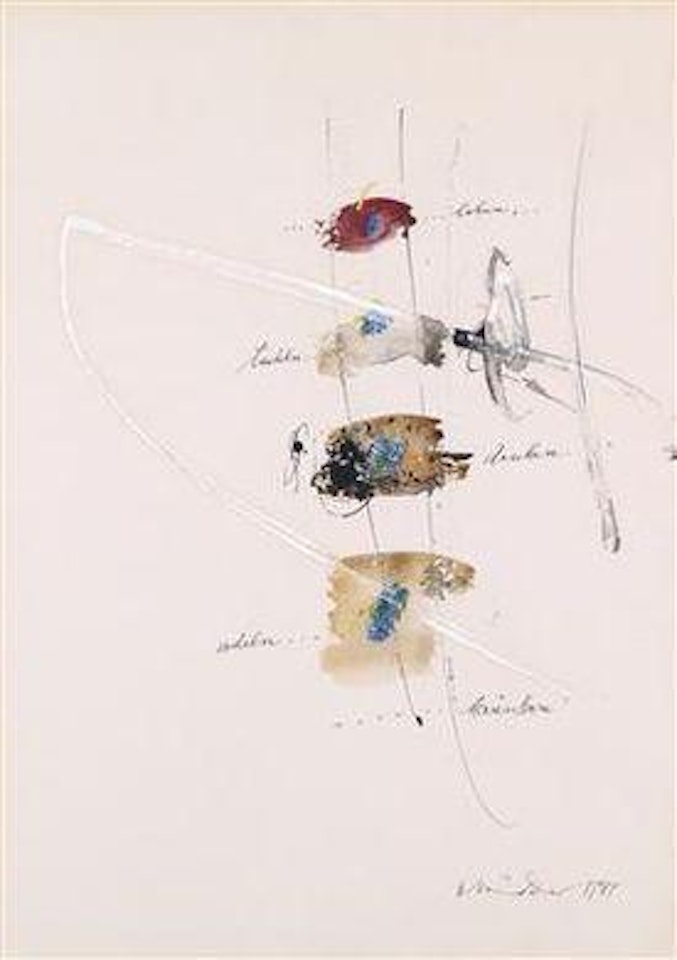 Poesieflecken (Poetry Spots) by Hans Staudacher