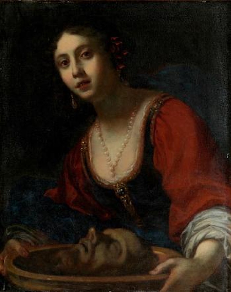 Salome mit dem Kopf Johannes des Täufers by Simone Pignoni