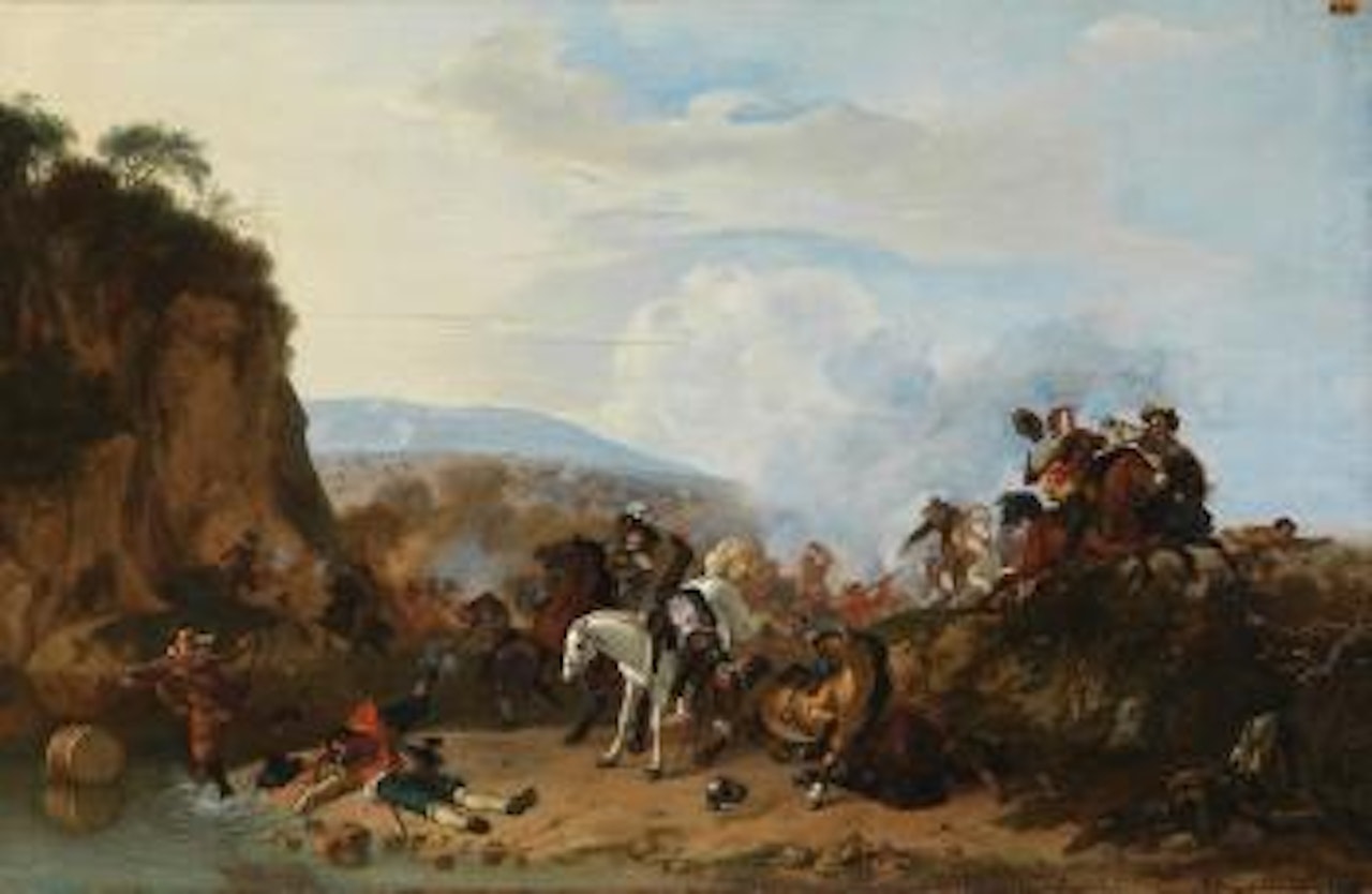 Reiterschlacht by Philips Wouwerman