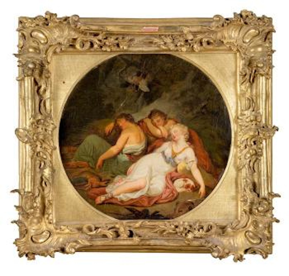 Die schlafende Diana mit Nymphen by Angelica Kauffmann
