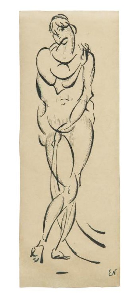 Untitled standing woman by Elie Nadelman