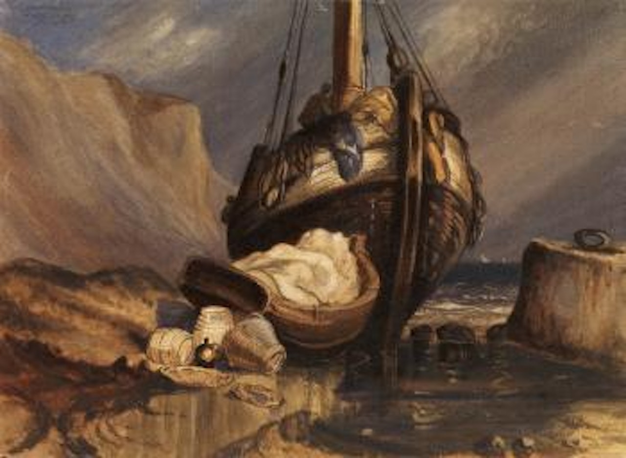 Bateau de pêche by Odilon Redon