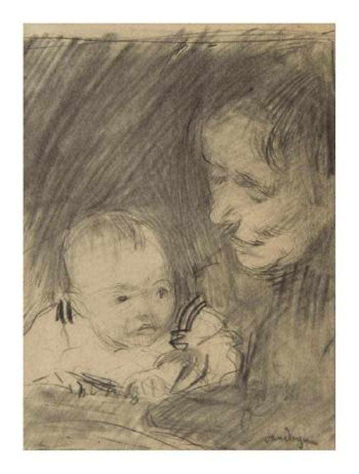 Mother and child by Kees van Dongen
