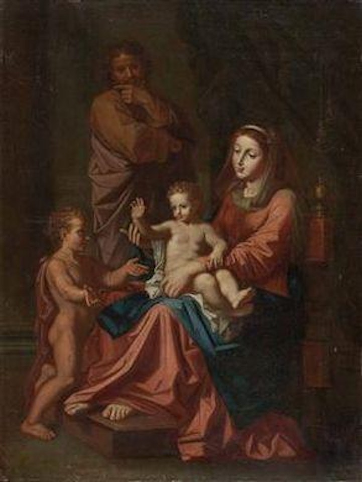 Die heilige Familie mit dem Jesusknaben by Nicolas Poussin